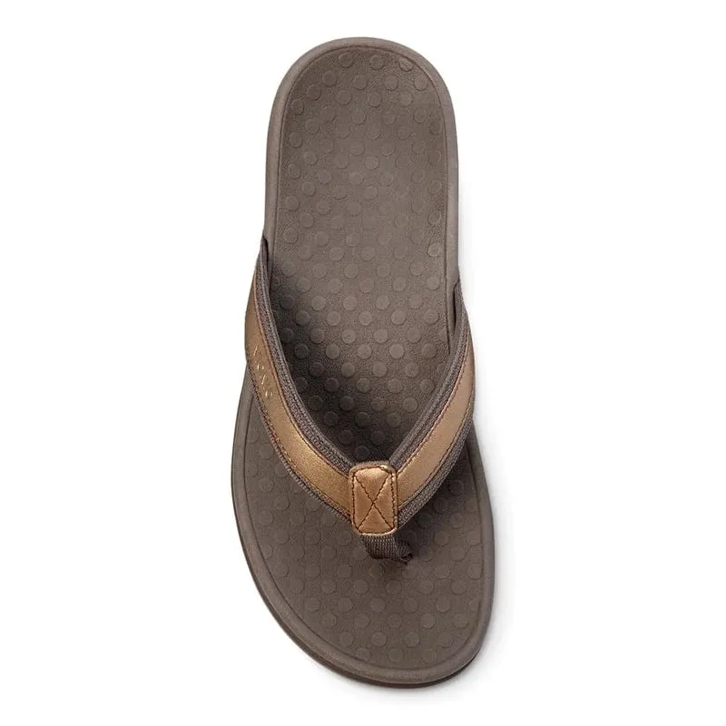 Vionic Women's Tide II Flip Flops- Bronze