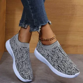 Women's Athletic Knit Running Sneakers 10068718C