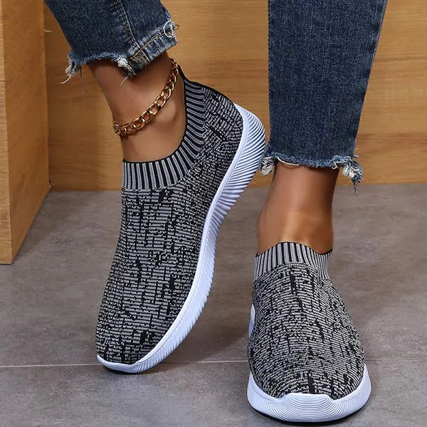 Women's Athletic Knit Running Sneakers 10068718C