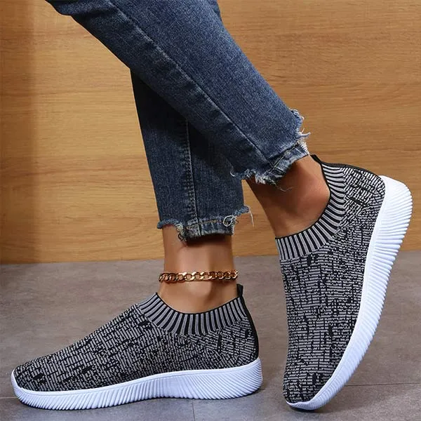 Women's Athletic Knit Running Sneakers 10068718C
