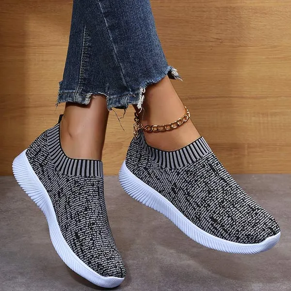 Women's Athletic Knit Running Sneakers 10068718C