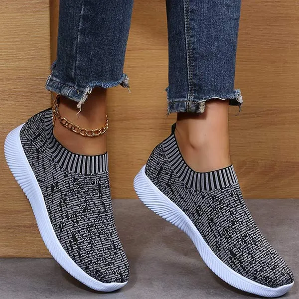 Women's Athletic Knit Running Sneakers 10068718C