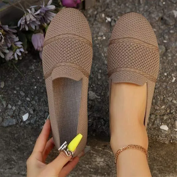 Women's Round Toe Slip-On Flats 13681694C