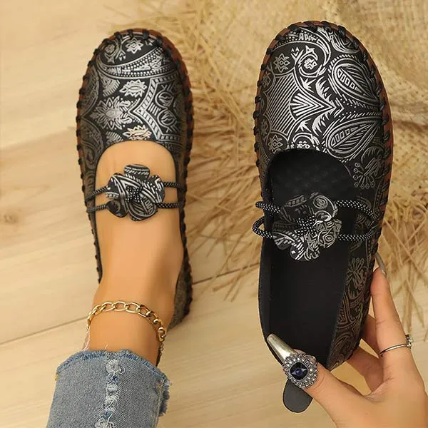 Women's Versatile Slip-On Loafers 14688650C